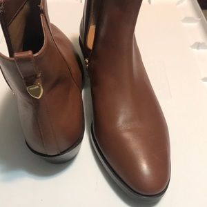 Coach New Carmen Leather Ankle Boots 10 (no box)
